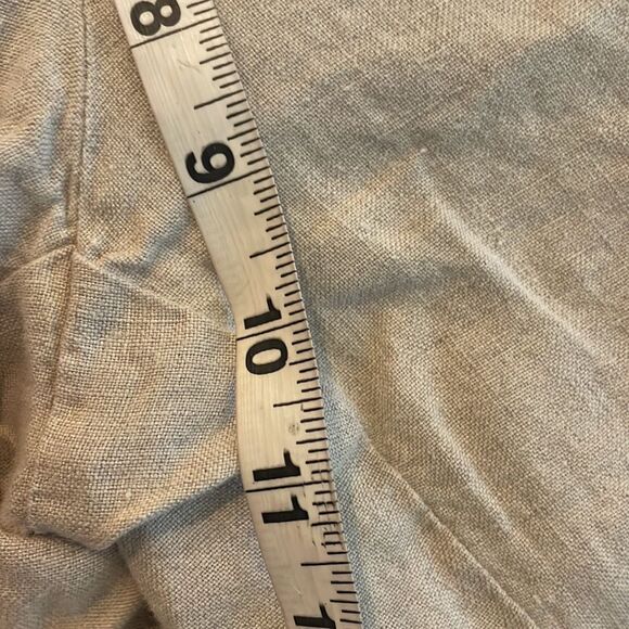 J.Jill taupe linen pull on short side xs - Picture 4 of 8